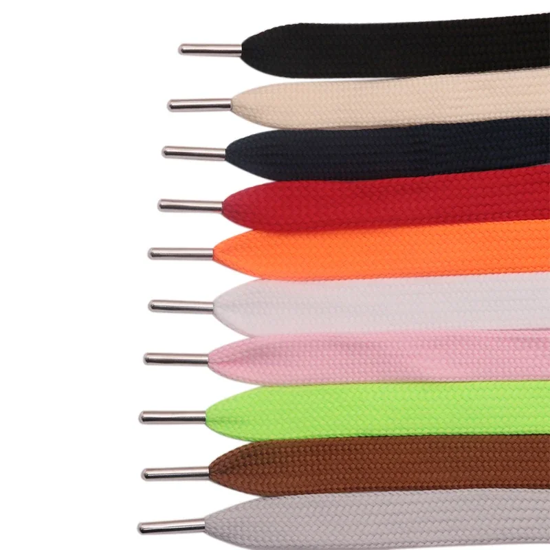 Coolstring 18MM Wide Flat Lace with Silver Metal Aglets 10 Solid Color for Selection Men Women Most Popular 2023 Easy Cordones
Coolstring 18MM Wide Flat Lace with Silver Metal Aglets 10 Solid Color for Selection Men Women Most Popular 2023 Easy Cordones