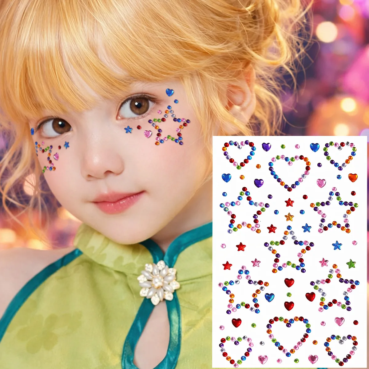 Independent Day Makeup Rhinestone Face Stickers Self Adhesive Bling Crystal Gems Waterproof for Stage Performance
Independent Day Makeup Rhinestone Face Stickers Self Adhesive Bling Crystal Gems Waterproof for Stage Performance