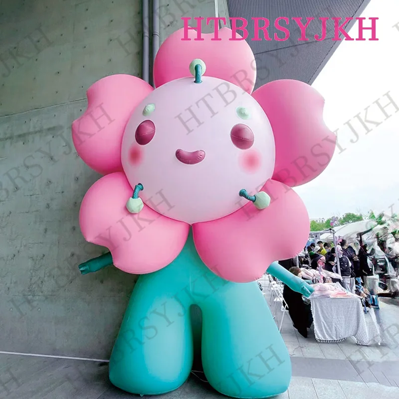Inflatable cherry blossom smiling face doll gas model for the stage square shopping mall decorative props
Inflatable cherry blossom smiling face doll gas model for the stage square shopping mall decorative props