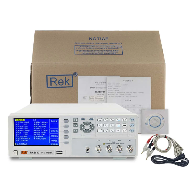 RK2811D Digital Bridge LCR Resistance Capacitance Inductance Frequency Tester Component Detection 2830
RK2811D Digital Bridge LCR Resistance Capacitance Inductance Frequency Tester Component Detection 2830