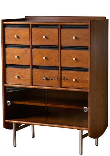 13Cherrywood Chest of Drawer Dining Side Living Room Wall Bedroom Side Cabinet Storage
13Cherrywood Chest of Drawer Dining Side Living Room Wall Bedroom Side Cabinet Storage