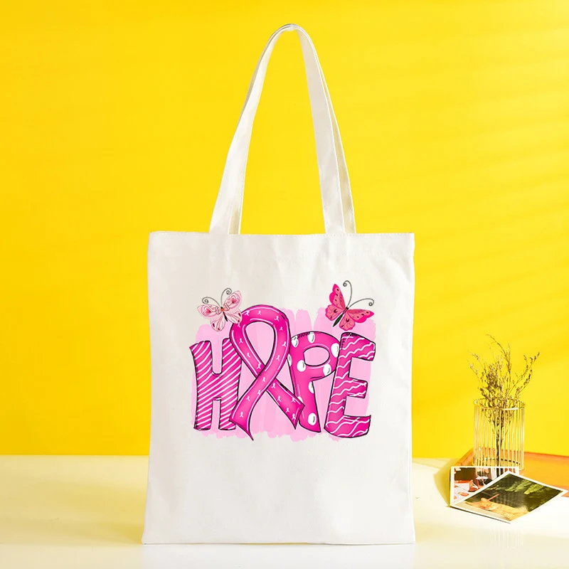 (Boutique handbag)Hot Breast Cancer Printing Shopping Bag Black White Handbag Tote Fashion Women Girl Harajuku Shoulder Bags
(Boutique handbag)Hot Breast Cancer Printing Shopping Bag Black White Handbag Tote Fashion Women Girl Harajuku Shoulder Bags