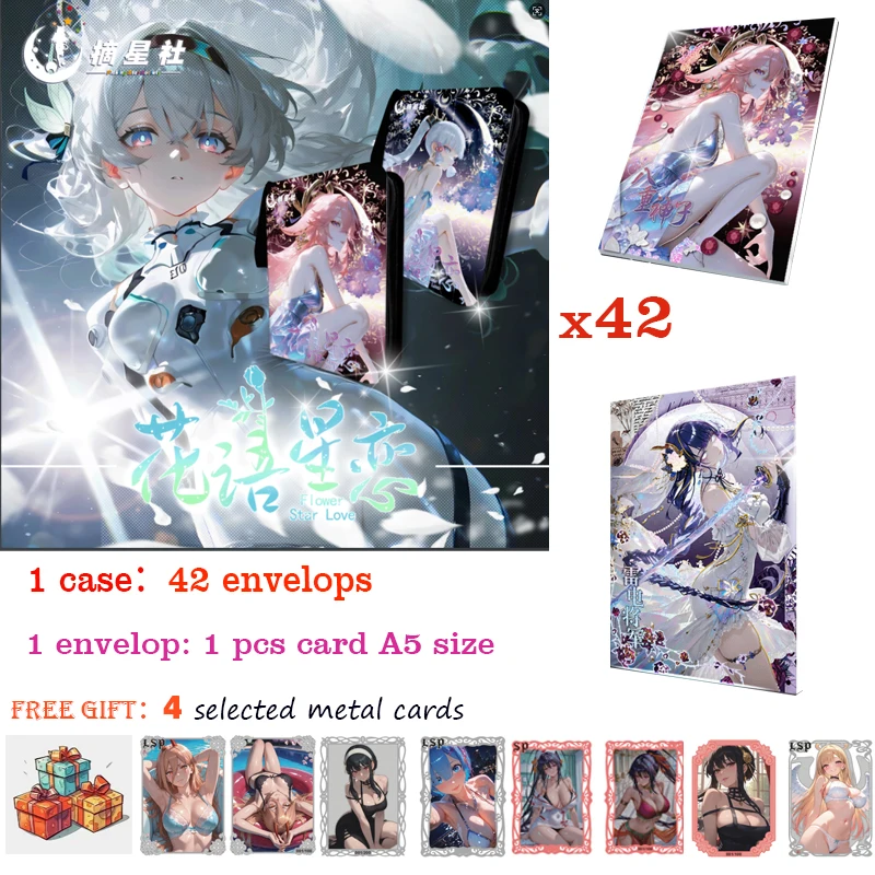Booster Box Goddess Story Zhaixingshe x Huayuxinglian Part 1, серия карточек формата А5, аниме-игры, женская коллекционная карточка
Booster Box Goddess Story Zhaixingshe x Huayuxinglian Part 1, серия карточек формата А5, аниме-игры, женская коллекционная карточка