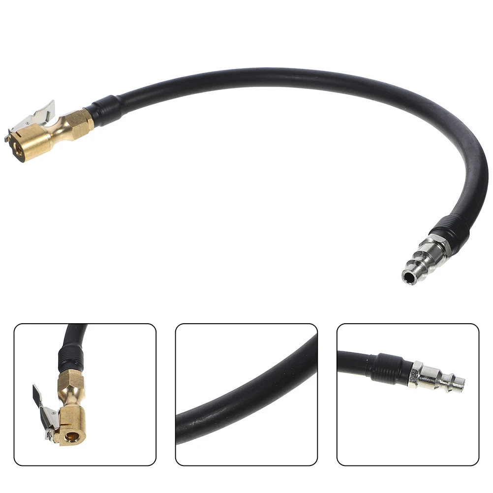 Tire Inflator Chuck Hose 60CM Long Air Compressor Attachment Sealed Quick Connect Rubber Material Durability Compatible
Tire Inflator Chuck Hose 60CM Long Air Compressor Attachment Sealed Quick Connect Rubber Material Durability Compatible