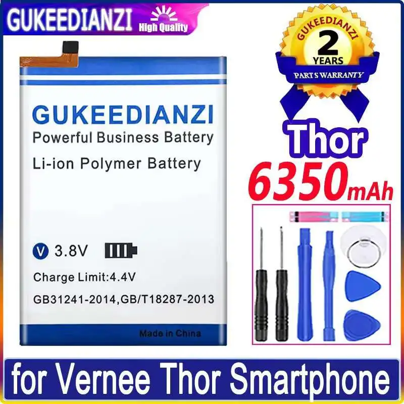For Vernee Thor Smartphone Mobile Phone Battery Premium Replacement Lightweight 6350Mah
For Vernee Thor Smartphone Mobile Phone Battery Premium Replacement Lightweight 6350Mah