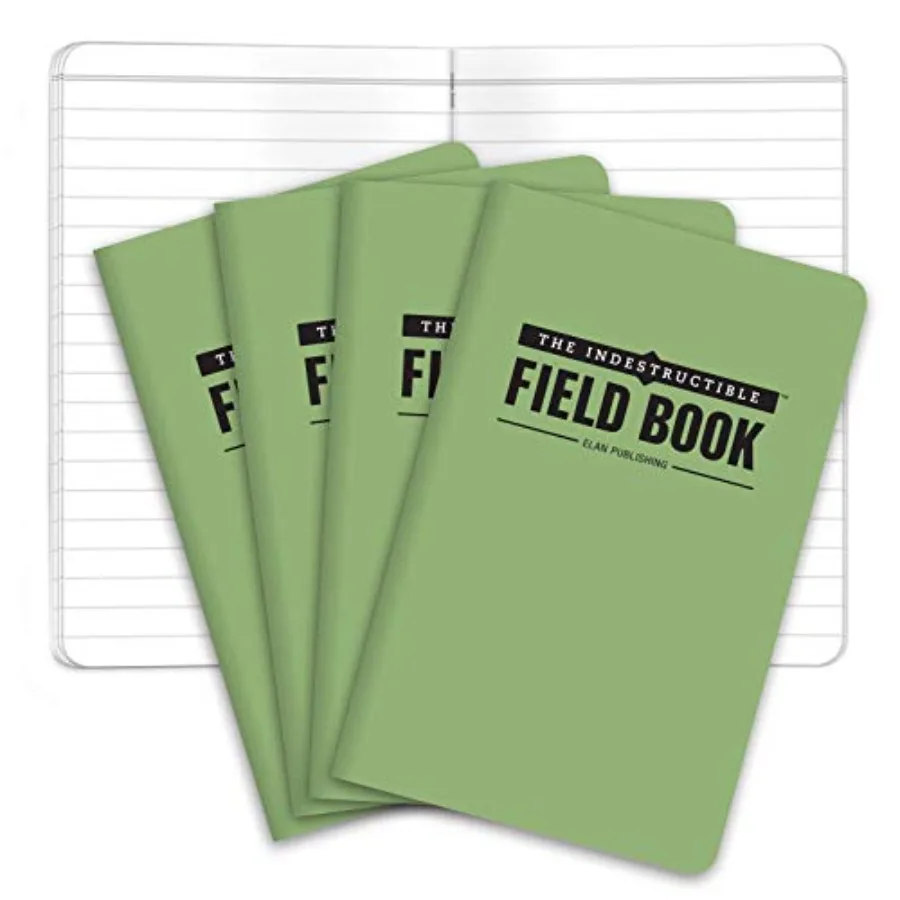 Elan Publishing Company The Indestructible, Waterproof, Tearproof, Weatherproof Field Notebook - 3.5"x5.5" - Green - Lined Memo
Elan Publishing Company The Indestructible, Waterproof, Tearproof, Weatherproof Field Notebook - 3.5"x5.5" - Green - Lined Memo