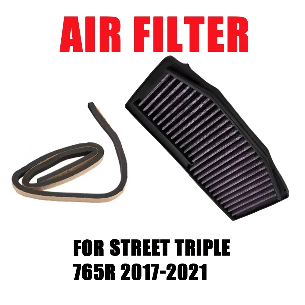 For Street Triple 765R 765 R 2017 2018 2019-2021 Motorcycle Accessories Parts Air Filter Intake Cleaner System Parts Elements
For Street Triple 765R 765 R 2017 2018 2019-2021 Motorcycle Accessories Parts Air Filter Intake Cleaner System Parts Elements