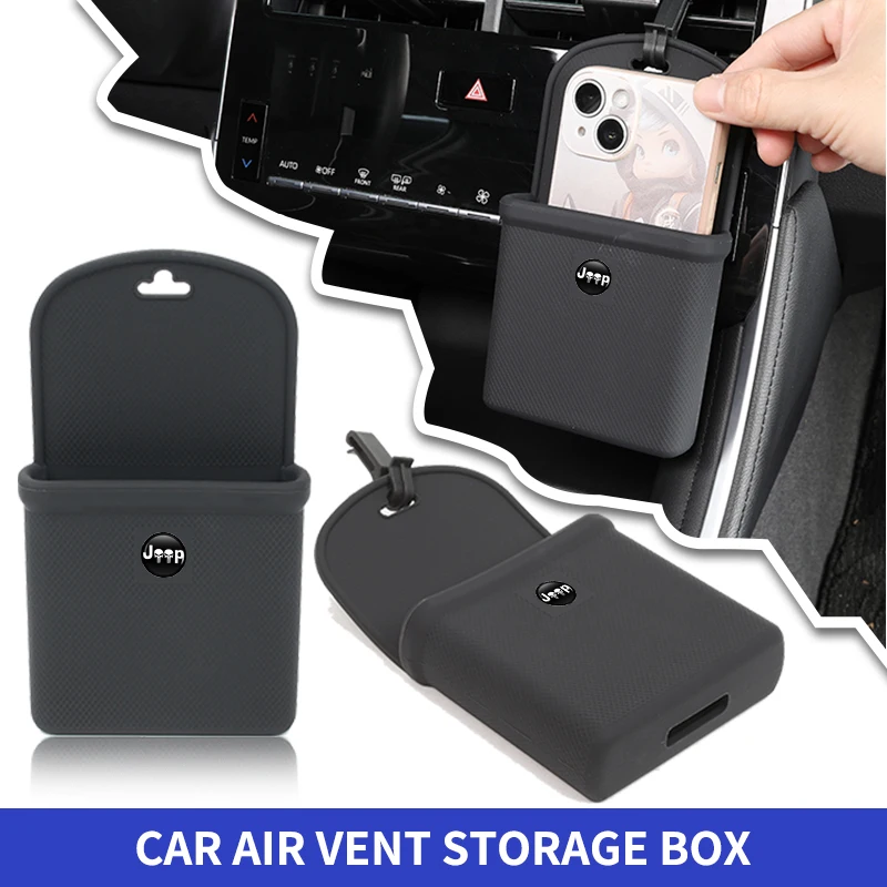 Car Vent Storage Box Storage Bag Tidy Organizer Phone Holder Interior For Jeep Grand Cherokee Compass Patriot Renegade Wrangler
Car Vent Storage Box Storage Bag Tidy Organizer Phone Holder Interior For Jeep Grand Cherokee Compass Patriot Renegade Wrangler