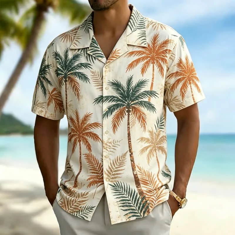 Men's Classic Hawaiian Vacation Style Shirt, Suitable for Summer Festivals, Beach Travel, Daily Travel, and Street Dressing
Men's Classic Hawaiian Vacation Style Shirt, Suitable for Summer Festivals, Beach Travel, Daily Travel, and Street Dressing