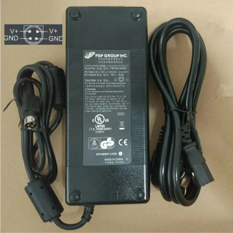 Genuine FSP150-AHAN1 FSP 12V 12.5V 4PIN 150W FSP150-AHA AC Power Adapter Charger For LACIE P/N 714111 5Big Thunderbolt 2 BIG5 V1
Genuine FSP150-AHAN1 FSP 12V 12.5V 4PIN 150W FSP150-AHA AC Power Adapter Charger For LACIE P/N 714111 5Big Thunderbolt 2 BIG5 V1