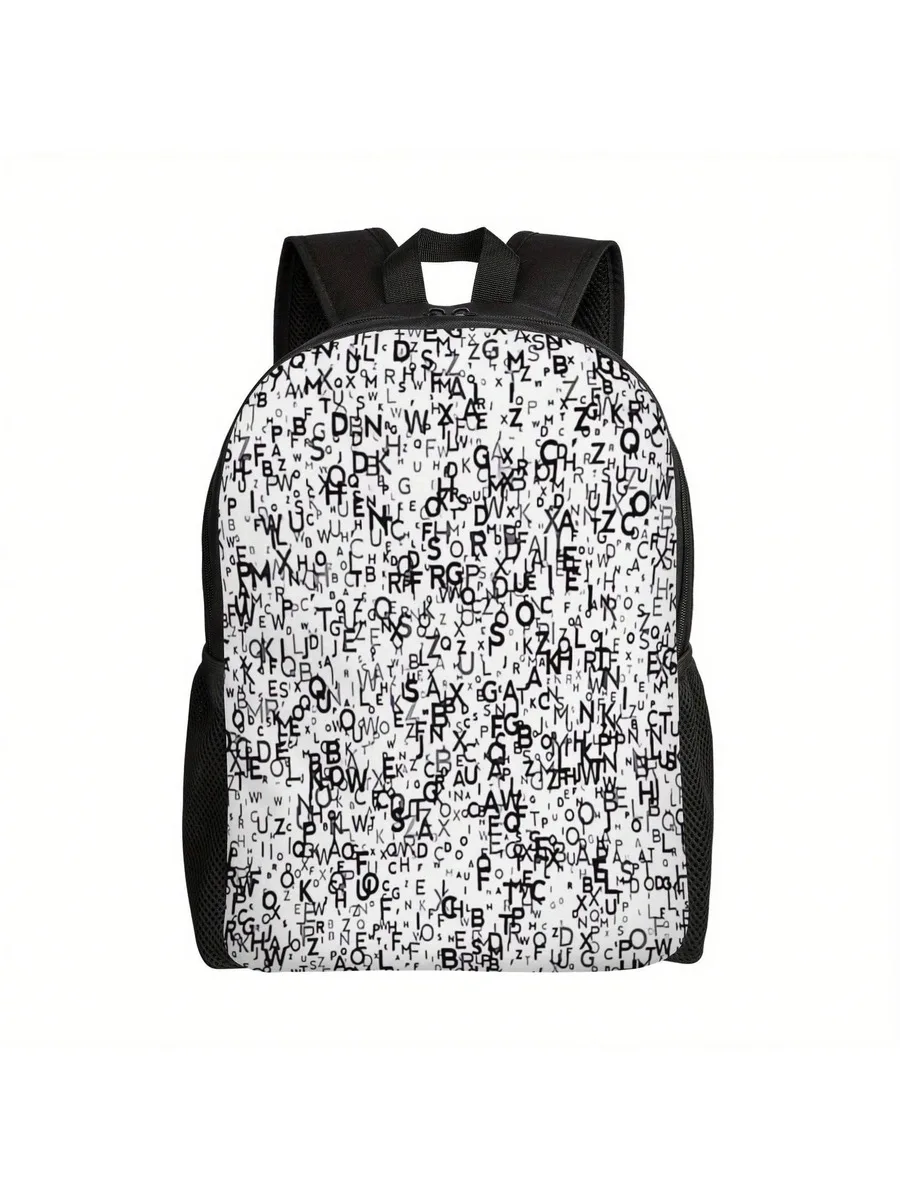 Minimalist Letter Pattern Backpack Soft Fabric Lightweight Durable For College Work Travel
Minimalist Letter Pattern Backpack Soft Fabric Lightweight Durable For College Work Travel