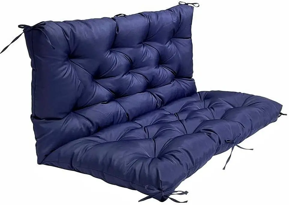 Outdoor Swing Replacement Cushions 2 Seater, Waterproof Patio Cushions with Backrest, 40x40, Extra Thick & Breathable for Garden
Outdoor Swing Replacement Cushions 2 Seater, Waterproof Patio Cushions with Backrest, 40x40, Extra Thick & Breathable for Garden