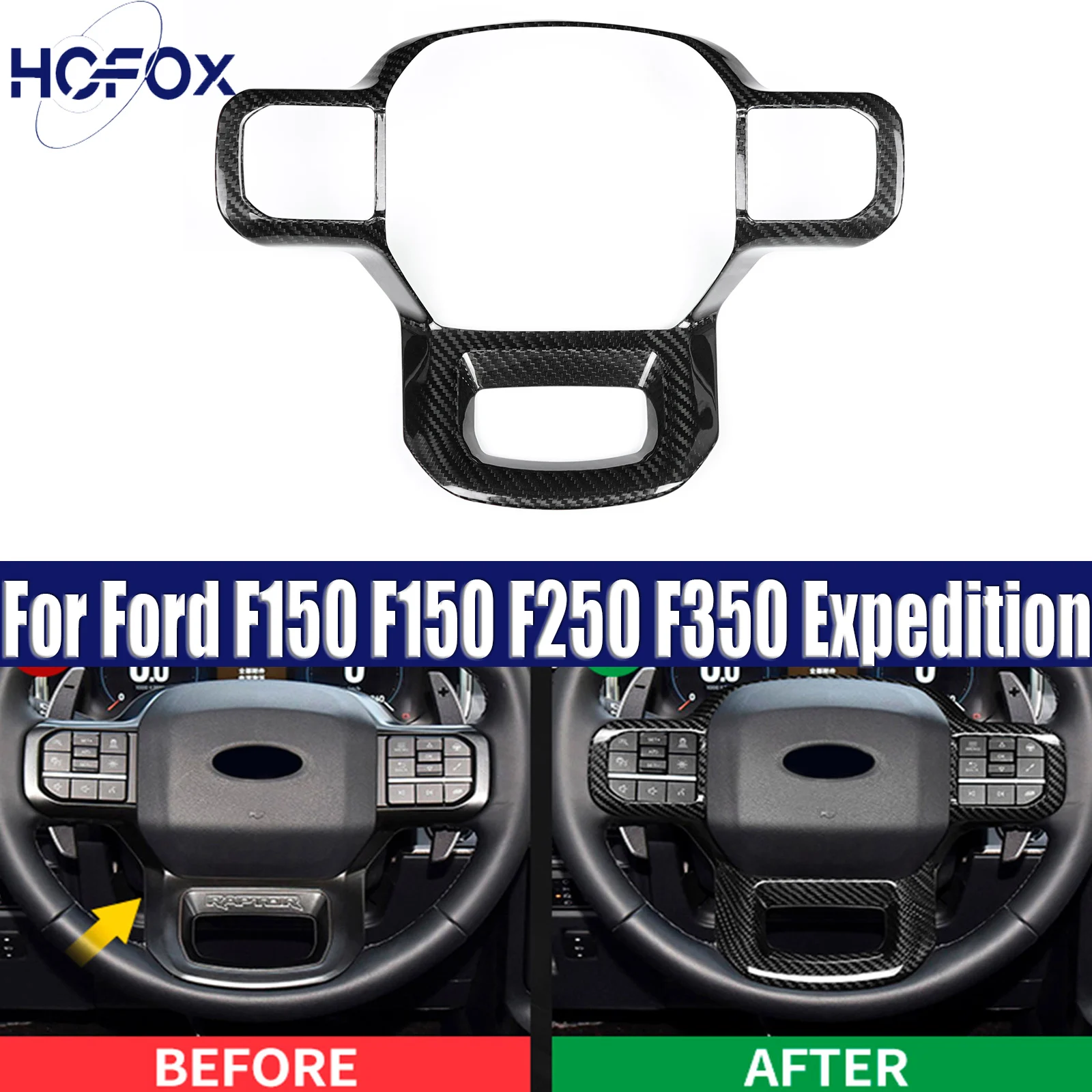 For Ford F150 F150 F250 F350 Expedition 2022-2024 Car Steering Wheel Frame Cover Trim
For Ford F150 F150 F250 F350 Expedition 2022-2024 Car Steering Wheel Frame Cover Trim