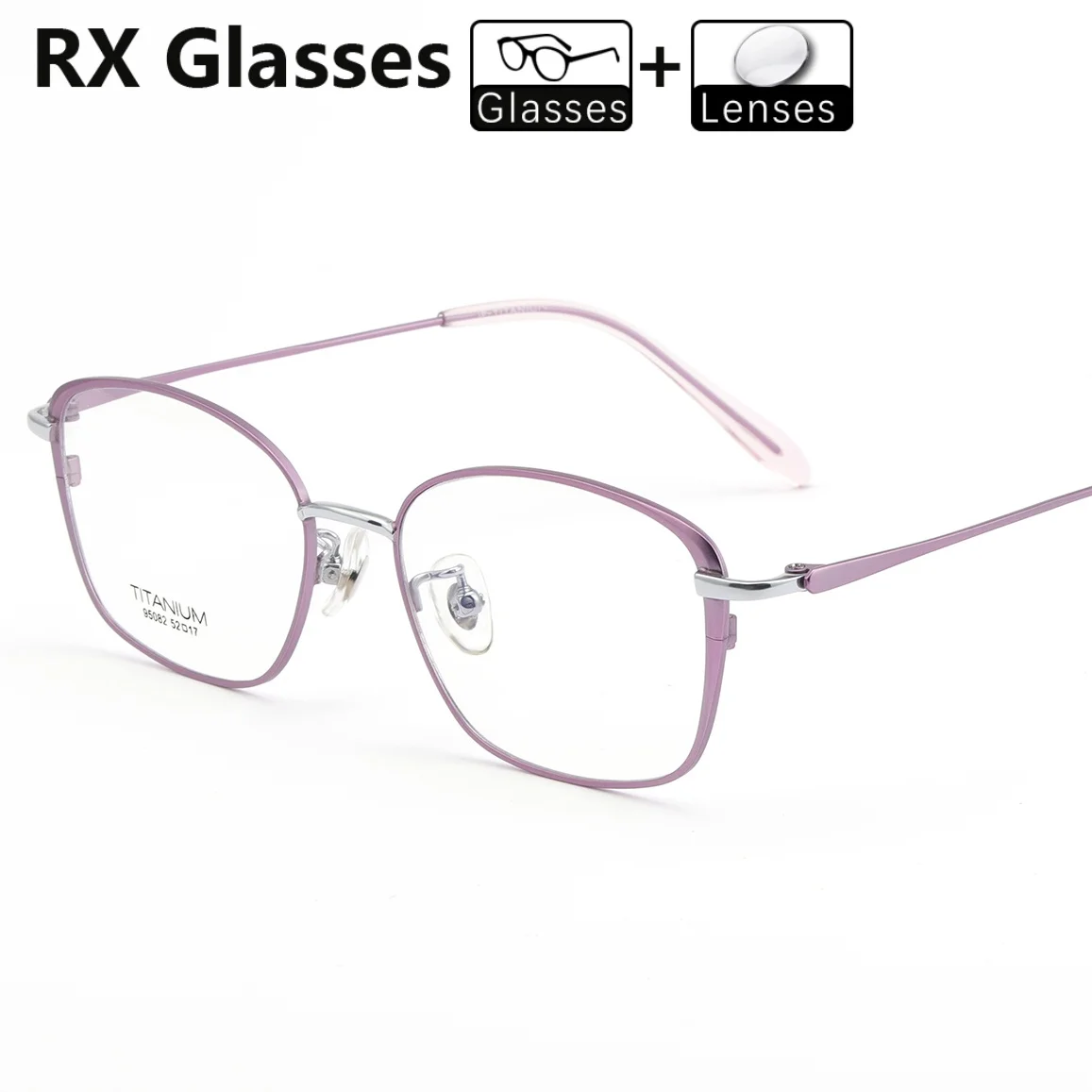 RX Women Fashion Titanium Prescription Glasses Blue Light Blocking Optical Progressive UV Resistance Clear Myopia Reading Lenses
RX Women Fashion Titanium Prescription Glasses Blue Light Blocking Optical Progressive UV Resistance Clear Myopia Reading Lenses