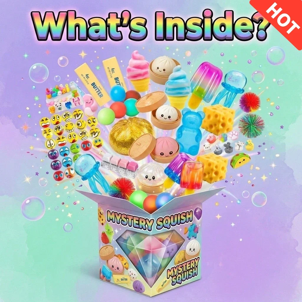 Value Pack Squishy Mystery Box – 3 Random Pulls (Min. 2 Items Guaranteed) High-Surprise Toy Set
Value Pack Squishy Mystery Box – 3 Random Pulls (Min. 2 Items Guaranteed) High-Surprise Toy Set