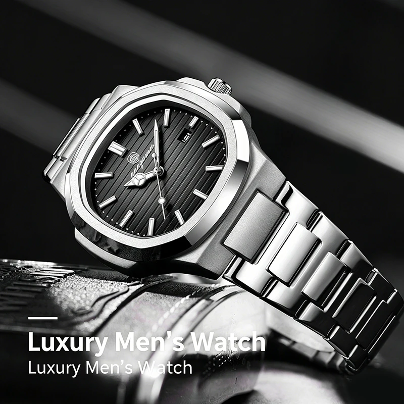 2026 New Luxury Brand Men's Quartz Wristwatch Stainless Steel Waterproof Luminous Date Man Clock Square Business Watches For Men
2026 New Luxury Brand Men's Quartz Wristwatch Stainless Steel Waterproof Luminous Date Man Clock Square Business Watches For Men