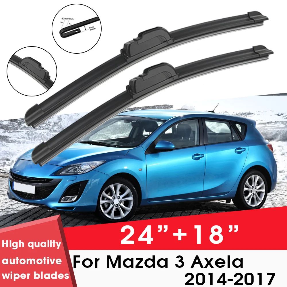 Car Wiper Blade Blades For Mazda 3 Axela 2014-2017 24"+18" Windshield Windscreen Clean Rubber Cars Wipers Accessories
Car Wiper Blade Blades For Mazda 3 Axela 2014-2017 24"+18" Windshield Windscreen Clean Rubber Cars Wipers Accessories