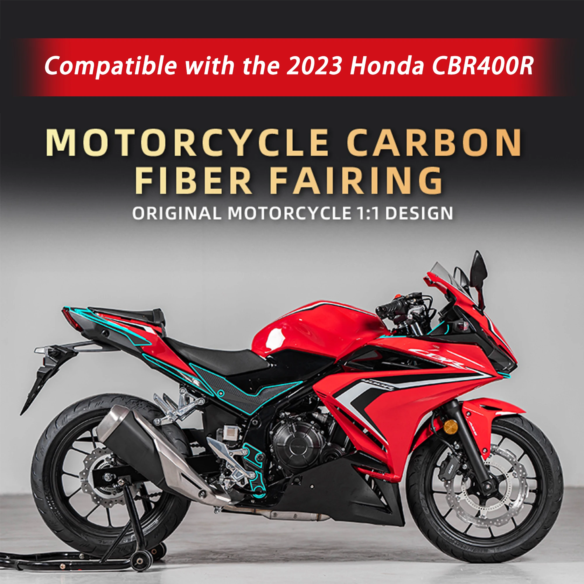 Carbon Fiber Body Protector Stickers Compatible with Honda CBR400R, Full Body Anti-Scratch Decor Decals Motorcycle Modification
Carbon Fiber Body Protector Stickers Compatible with Honda CBR400R, Full Body Anti-Scratch Decor Decals Motorcycle Modification