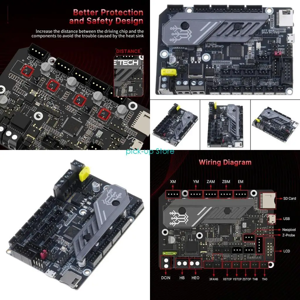 Q5WA BIGTREETECH-SKR MINI E3 V3.0 32 Bit Motherboard Onboard TMC2209 UART
Q5WA BIGTREETECH-SKR MINI E3 V3.0 32 Bit Motherboard Onboard TMC2209 UART