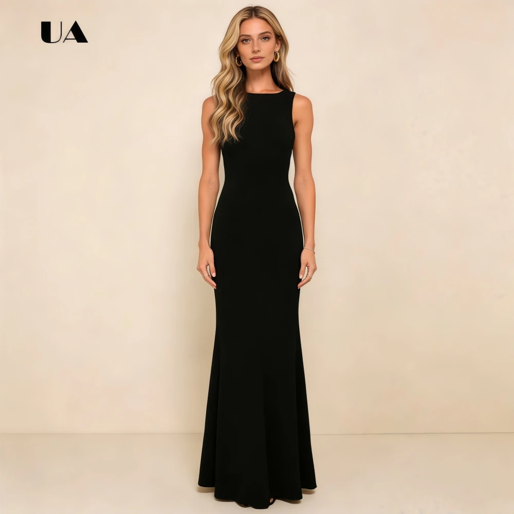 ULBYANRY Sexy Mermaid Backless Prom Dress, Solid O-neck Crisscross Evening Dress for Woman, Sleeveless Customized Party Gown
ULBYANRY Sexy Mermaid Backless Prom Dress, Solid O-neck Crisscross Evening Dress for Woman, Sleeveless Customized Party Gown