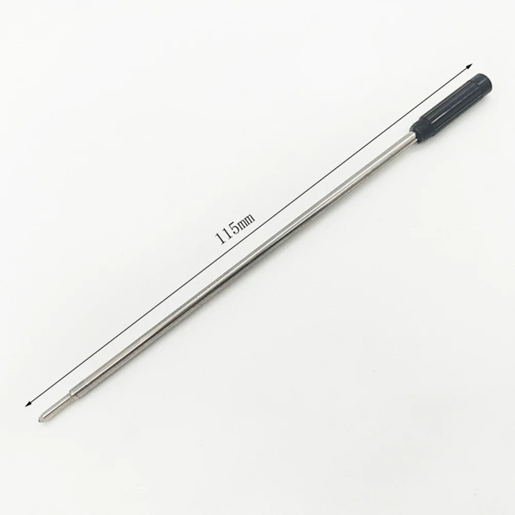 20Pcs Fine Point Ballpoint Pen Refills 115Mm Metal Shaft Black Ink Smooth Writing Universal Fit for Cross Pens
20Pcs Fine Point Ballpoint Pen Refills 115Mm Metal Shaft Black Ink Smooth Writing Universal Fit for Cross Pens