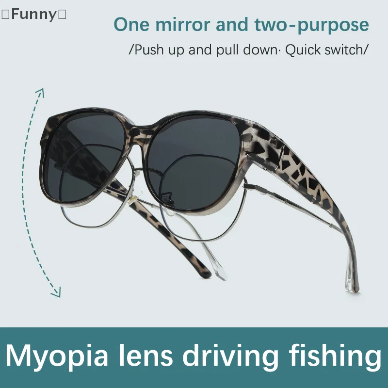 Fashion Large Frame Sunglasses Cover Over Myopia Prescription Glasses Portable Men Women Vintage Fishing Driving Eyewear
Fashion Large Frame Sunglasses Cover Over Myopia Prescription Glasses Portable Men Women Vintage Fishing Driving Eyewear