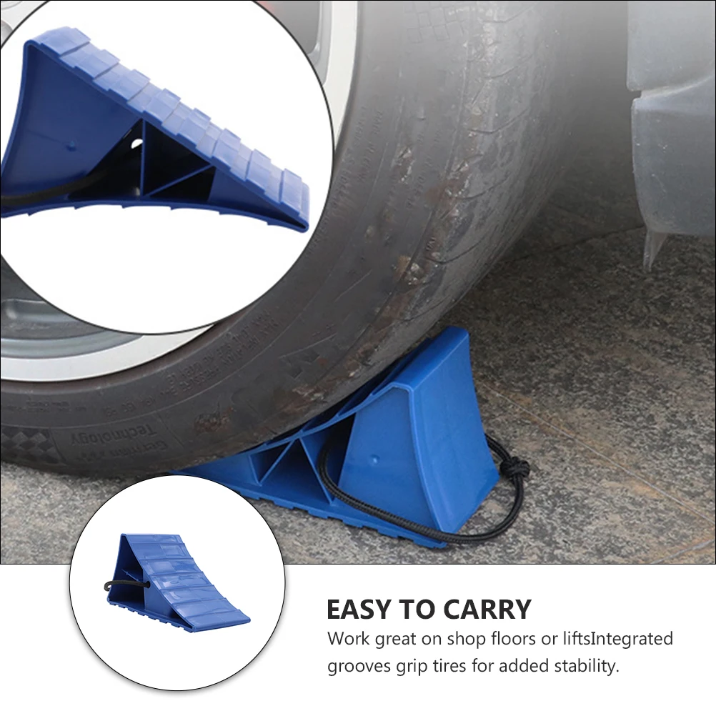 2pcs Safety Wheel Chocks Anti-Slip Blocks Tire Support Pads For Cars Trailers Motorcycles Caravans Forklifts Floor
2pcs Safety Wheel Chocks Anti-Slip Blocks Tire Support Pads For Cars Trailers Motorcycles Caravans Forklifts Floor