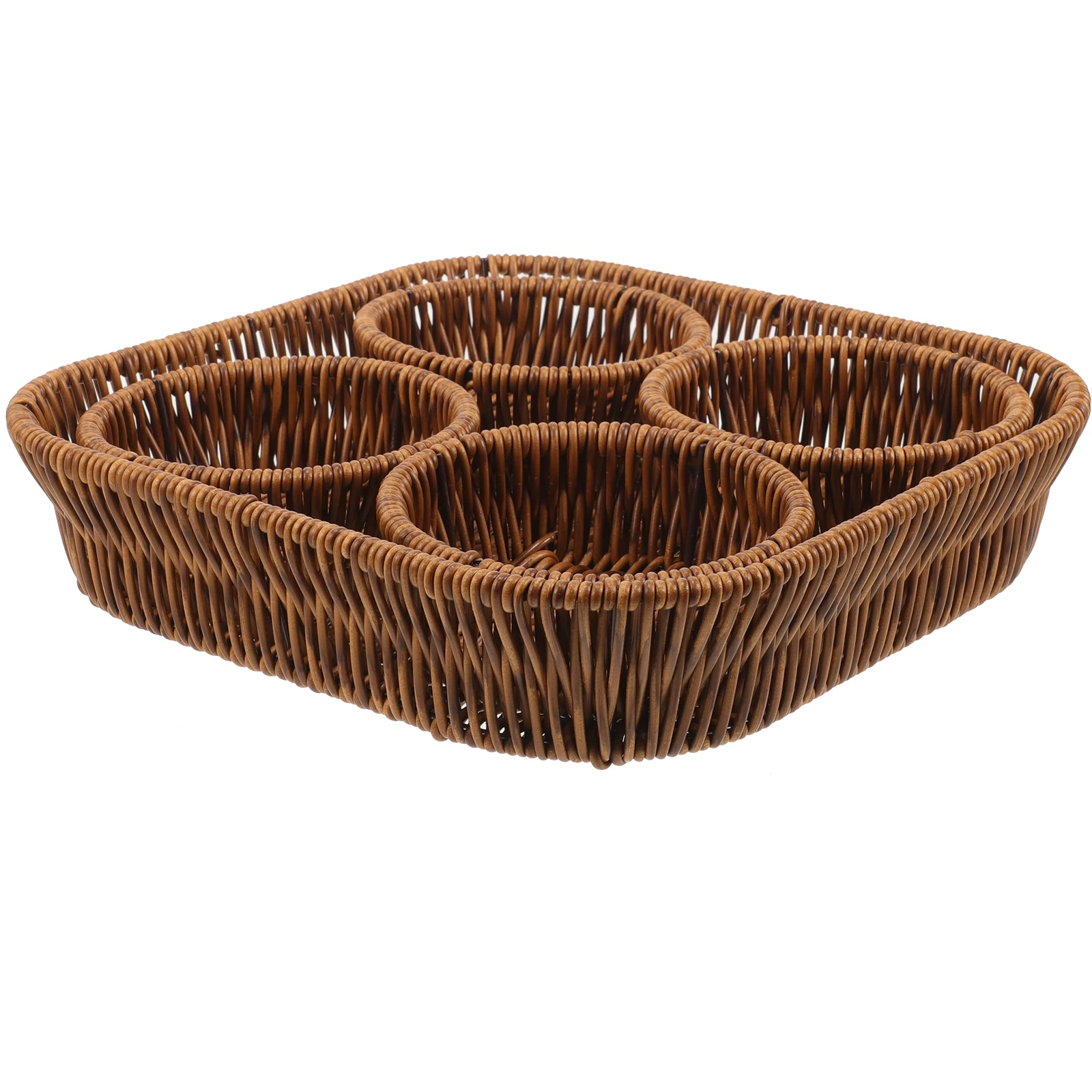 Wicker Snack Basket 5 Piece Round Woven Storage Baskets Set Multi Functional Food Fruit Hamper Kitchen Home Decor
Wicker Snack Basket 5 Piece Round Woven Storage Baskets Set Multi Functional Food Fruit Hamper Kitchen Home Decor