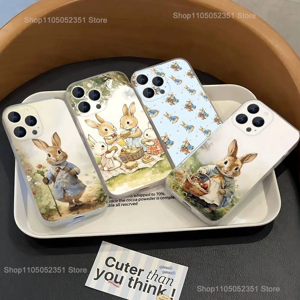 Cute P-Peter Rabbits Phone Case For iPhone 16,15,14,13,12,11 Pro,Max,Plus,X,XS,XR,SE,Mini Transparent Silicone Soft
Cute P-Peter Rabbits Phone Case For iPhone 16,15,14,13,12,11 Pro,Max,Plus,X,XS,XR,SE,Mini Transparent Silicone Soft
