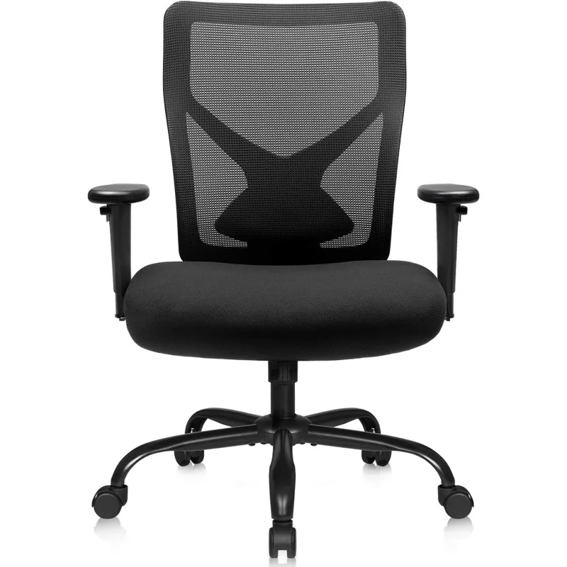 Big and Tall Office Chair Mesh Ergonomic Office Chair Swivel Computer Chair with Adjustable Back and Lumbar Support High Back
Big and Tall Office Chair Mesh Ergonomic Office Chair Swivel Computer Chair with Adjustable Back and Lumbar Support High Back