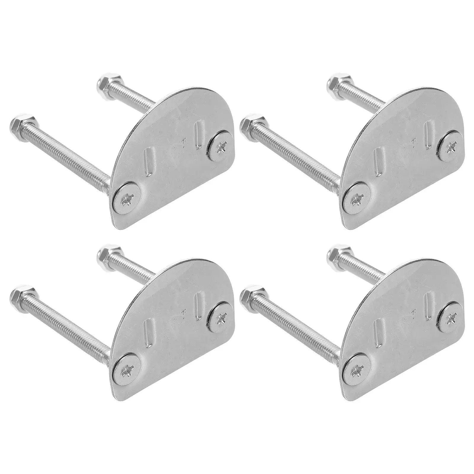 4Pcs Roller Skate Bracket Plate Double Row Four Wheel Base Hardware for Smooth Gliding Joint Protection Indoor Outdoor Rinks
