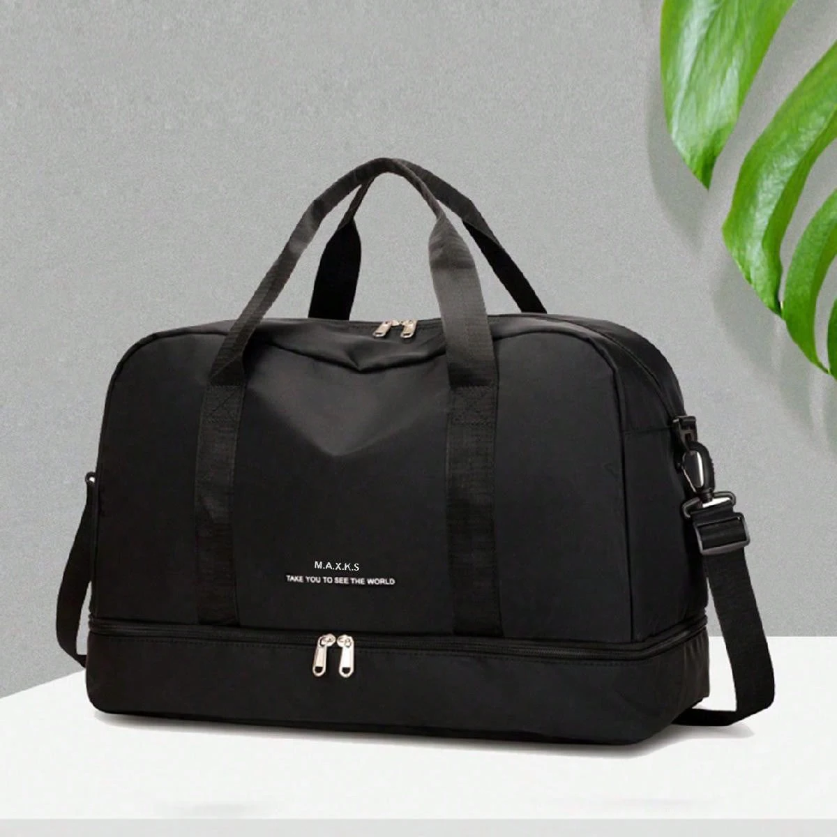 Classic Fashion Trend Travel Luggage Bag Simple Solid Color Versatile Nylon Handbag Gym Women Weekend Handbag
Classic Fashion Trend Travel Luggage Bag Simple Solid Color Versatile Nylon Handbag Gym Women Weekend Handbag