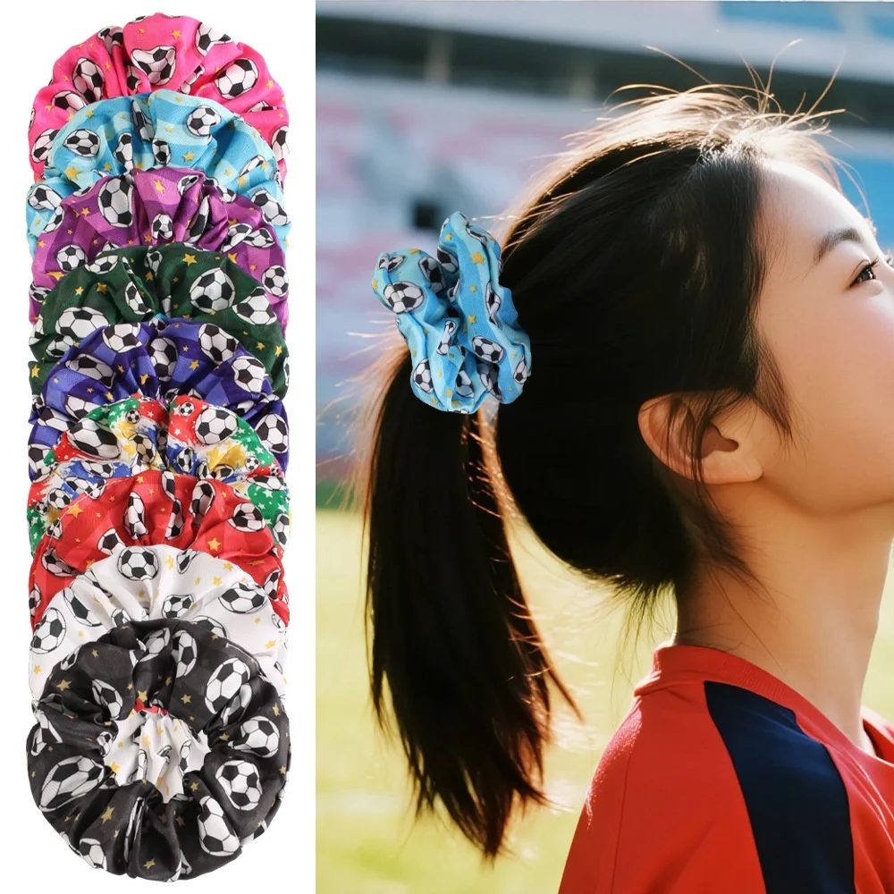 1 шт. новые резинки для волос с футбольными принтами, разноцветные эластичные резинки для волос, идеально подходят для хвостиков, оптовая продажа декора волос 
1 шт. новые резинки для волос с футбольными принтами, разноцветные эластичные резинки для волос, идеально подходят для хвостиков, оптовая продажа декора волос