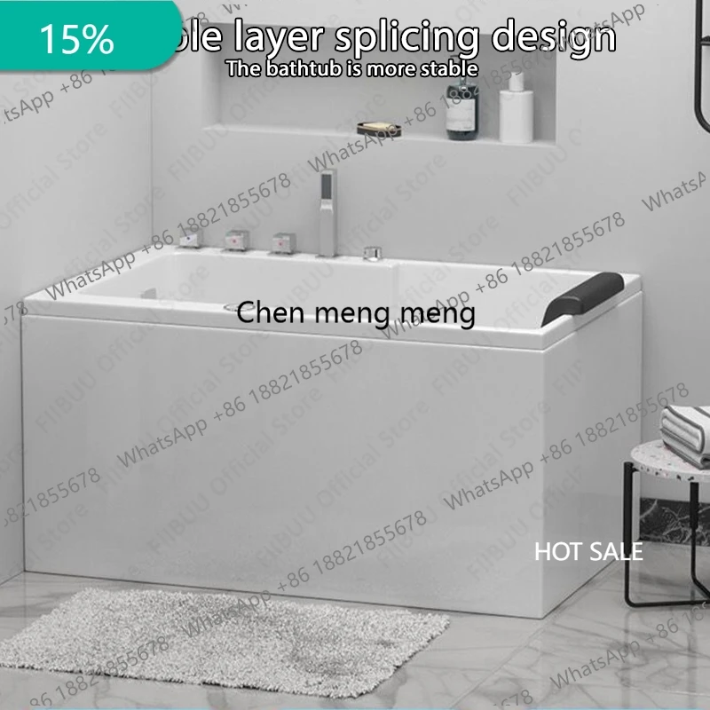 Premium Quality Household Bathtub Acrylic Tub With Dual-side Skirt Left Skirt, Multi Functional Soaking Bath, Bathroom Furniture
Premium Quality Household Bathtub Acrylic Tub With Dual-side Skirt Left Skirt, Multi Functional Soaking Bath, Bathroom Furniture