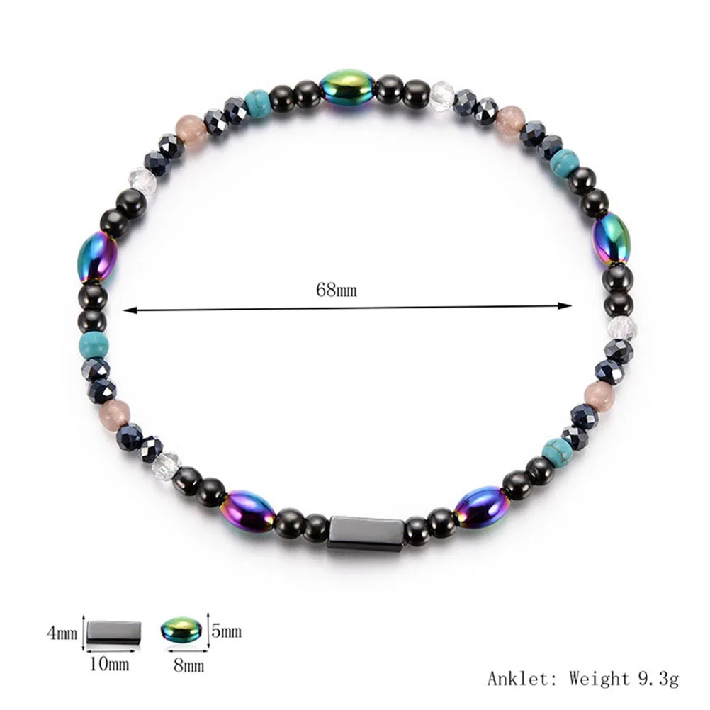 3Pcs Hematite Magnetic Anklet Beading Ankle Chain Foot Chain Jewelry Chic Cool Gift for Parties Anklet
3Pcs Hematite Magnetic Anklet Beading Ankle Chain Foot Chain Jewelry Chic Cool Gift for Parties Anklet