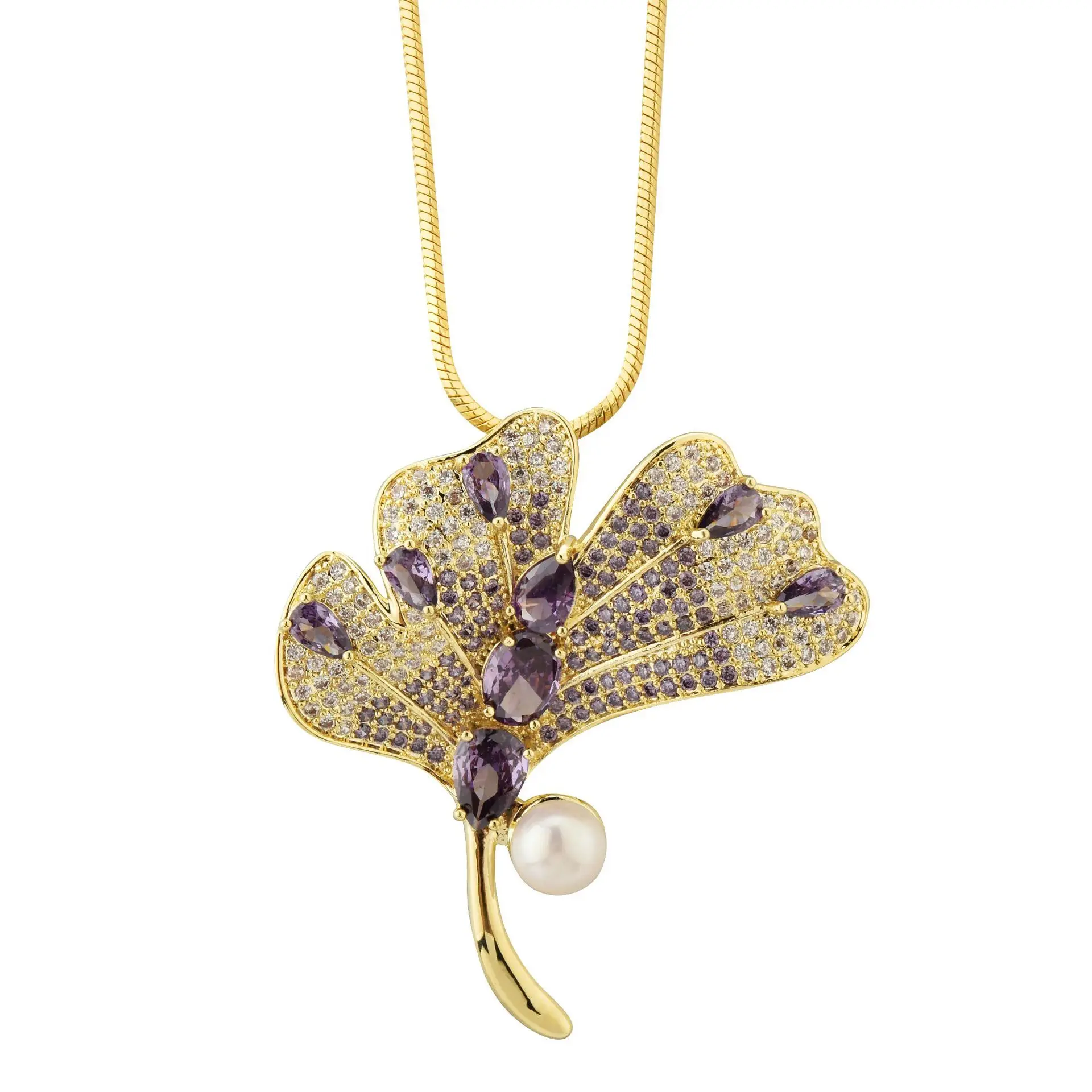 Long necklaces for women in autumn and winter, high-end corsages, and noble ginkgo leaf sweater chains
Long necklaces for women in autumn and winter, high-end corsages, and noble ginkgo leaf sweater chains