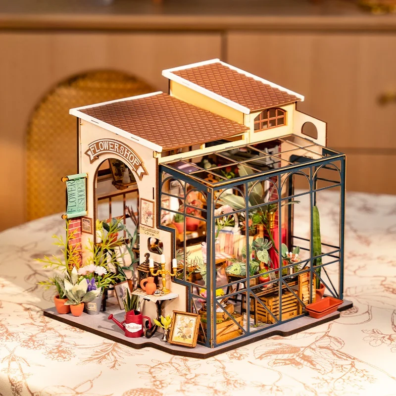 Rolife Emily's Flower op DIY ature Model House Assembly Art House Dollhouse Wooden Toy for Girls over 4 Years Old
Rolife Emily's Flower op DIY ature Model House Assembly Art House Dollhouse Wooden Toy for Girls over 4 Years Old