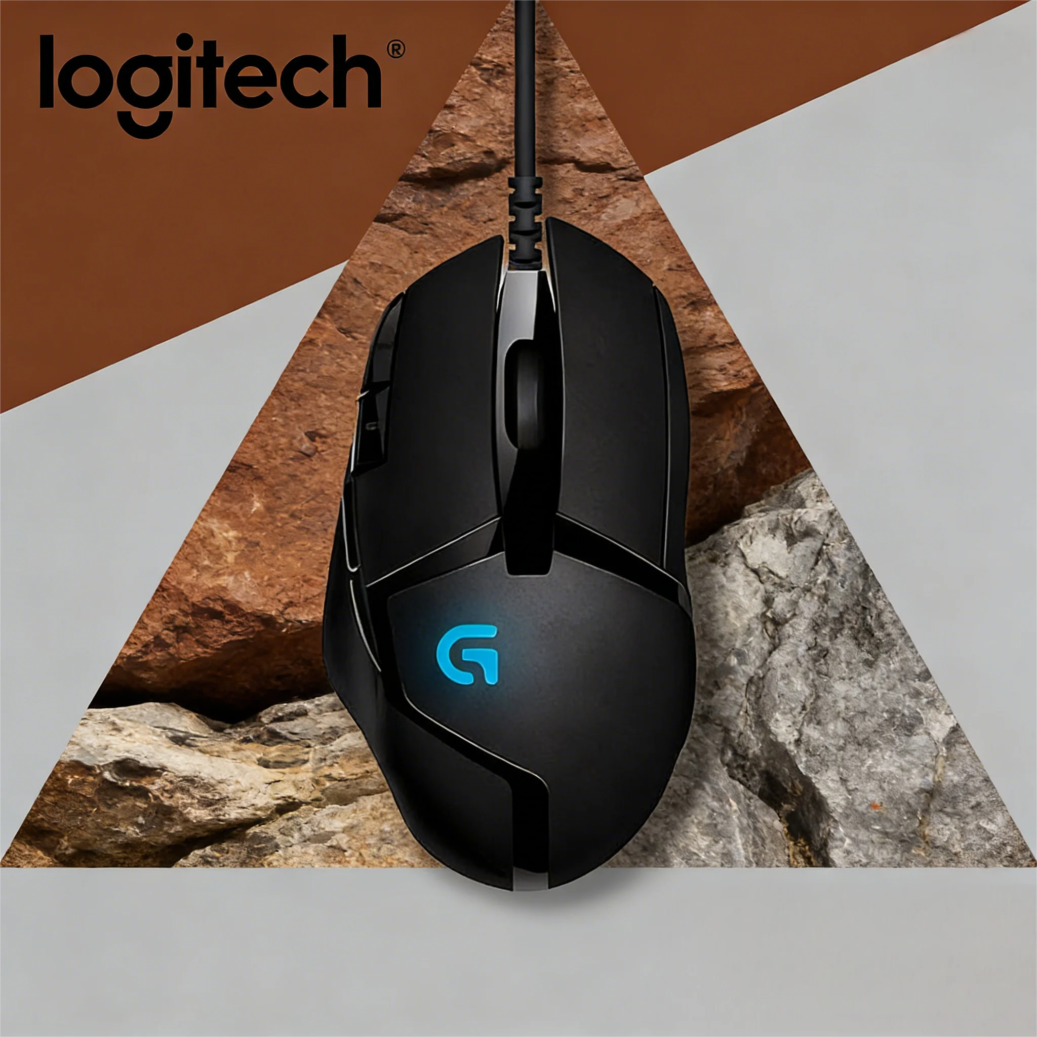 Logitech G402 Hyperion Fury | Tangle-Resistant Cable, Keep Your Desk Tidy