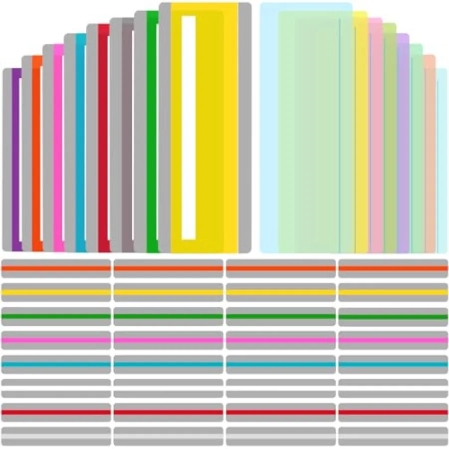 48 Pieces Guided Reading Strips with 3 Styles Highlight Bookmarks Reading Ruler Reading Tracking Colored Overlays Strips Assort
48 Pieces Guided Reading Strips with 3 Styles Highlight Bookmarks Reading Ruler Reading Tracking Colored Overlays Strips Assort