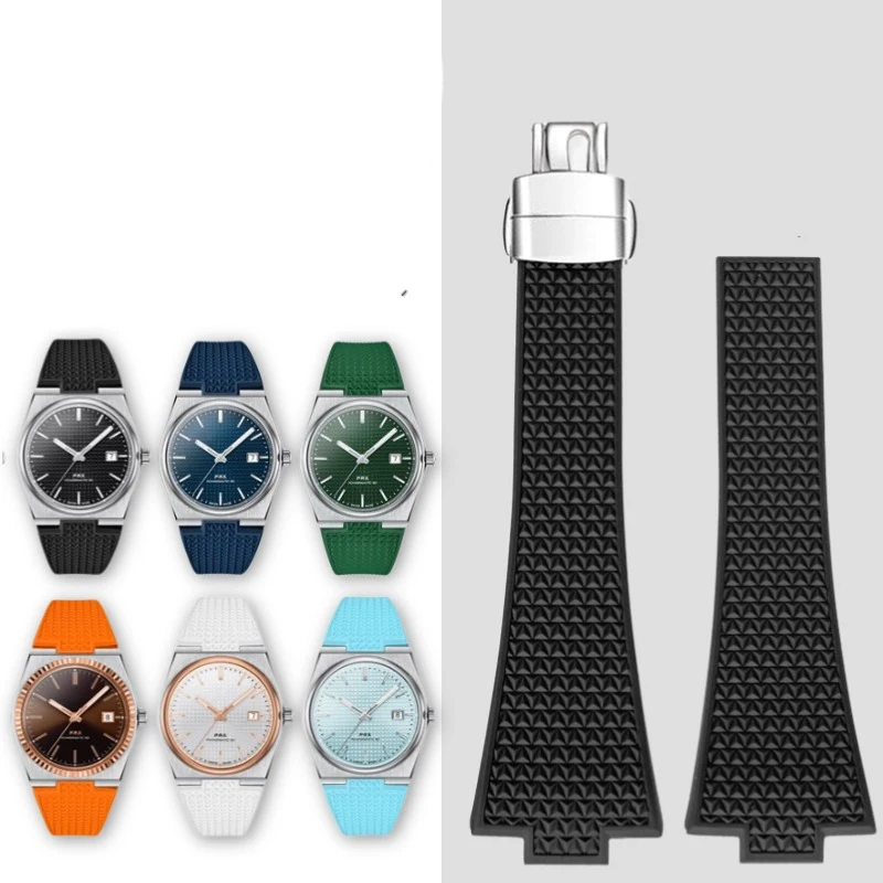 Quick Release Watch Band For Tissot PRX Series 11mm 12mm T137.407/T137.410 Super Player Fluororubber FKM Watch Strap Bracelet
Quick Release Watch Band For Tissot PRX Series 11mm 12mm T137.407/T137.410 Super Player Fluororubber FKM Watch Strap Bracelet
