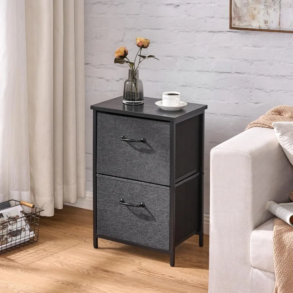 Fabric Storage Drawer, 2 Drawers Nightstand, Removable Drawers Dresser for Bedroom, Office, Living Room and Hallway Entryway
Fabric Storage Drawer, 2 Drawers Nightstand, Removable Drawers Dresser for Bedroom, Office, Living Room and Hallway Entryway