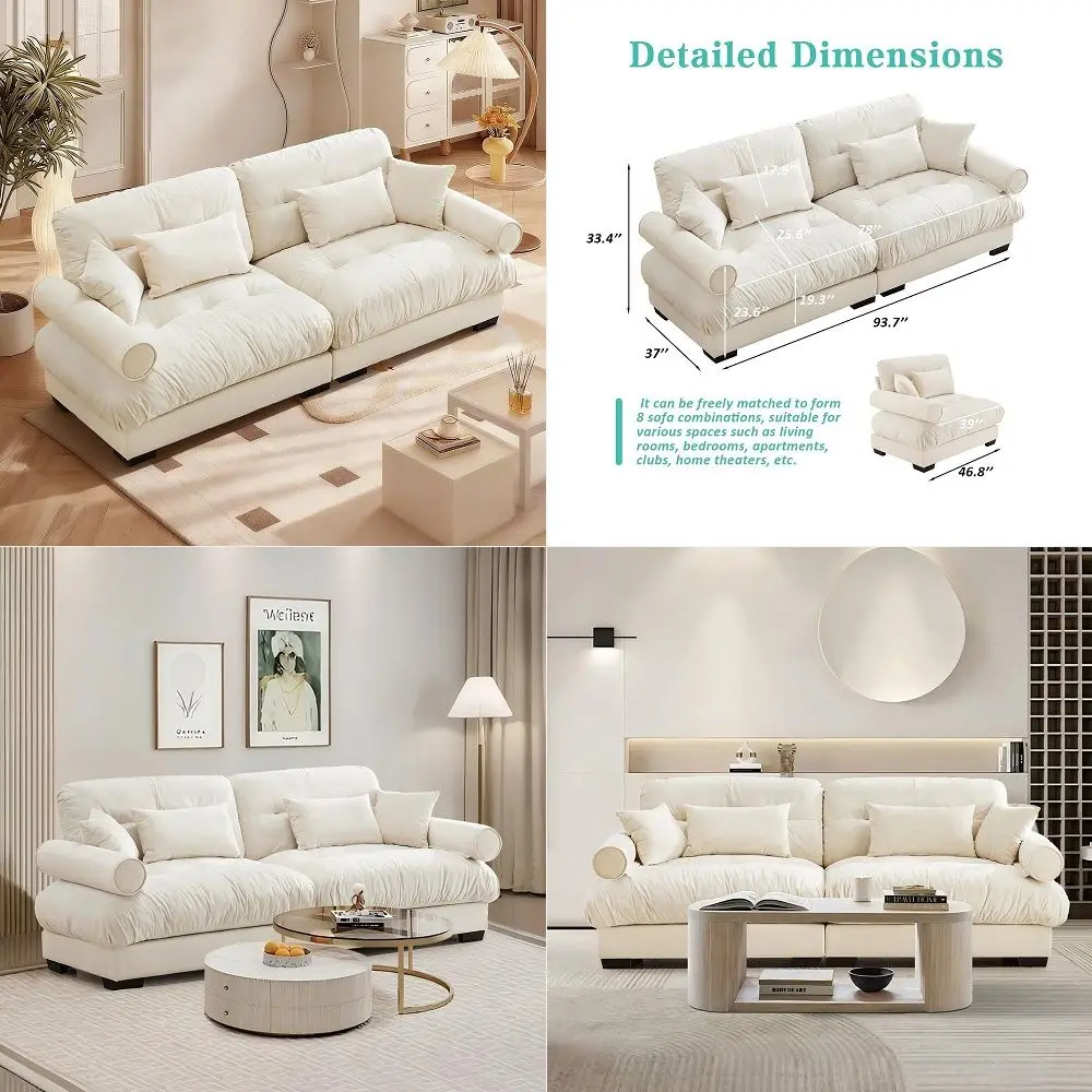 Living Room Velvet Recliner Sofa Small Sofa, Loveseat for Apartment, Storage Sofa with Solid Wood Frame 93.7inch, Beige
Living Room Velvet Recliner Sofa Small Sofa, Loveseat for Apartment, Storage Sofa with Solid Wood Frame 93.7inch, Beige