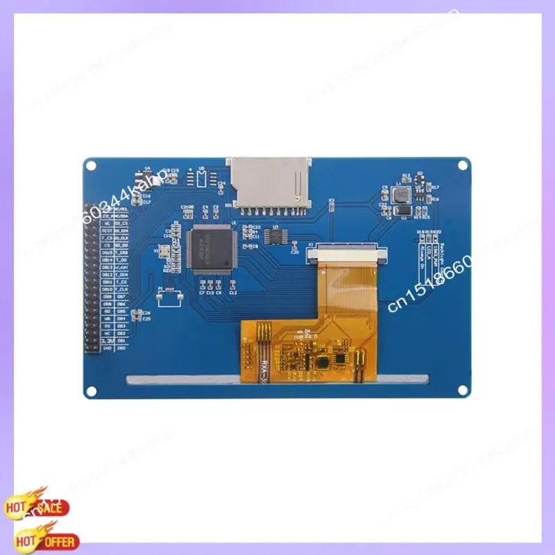 Модуль сенсорного дисплея CLCU 5 дюймов TFT LCD 800X480, SSD1963, контроллер, сенсорная панель, слот для SD-карты, цветной сенсорный экран
Модуль сенсорного дисплея CLCU 5 дюймов TFT LCD 800X480, SSD1963, контроллер, сенсорная панель, слот для SD-карты, цветной сенсорный экран