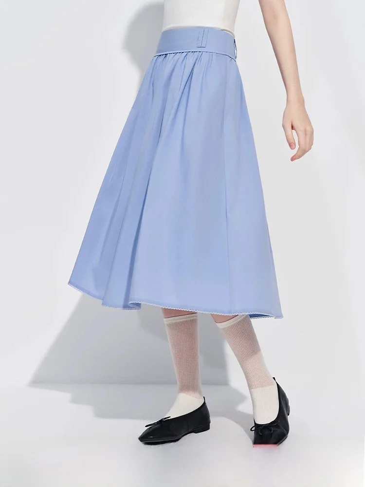 Miu Style Versatile High Waist A-Line Skirt with Lace Design Spring 2026 New Arrival Women's Casual Cotton Skirt
Miu Style Versatile High Waist A-Line Skirt with Lace Design Spring 2026 New Arrival Women's Casual Cotton Skirt