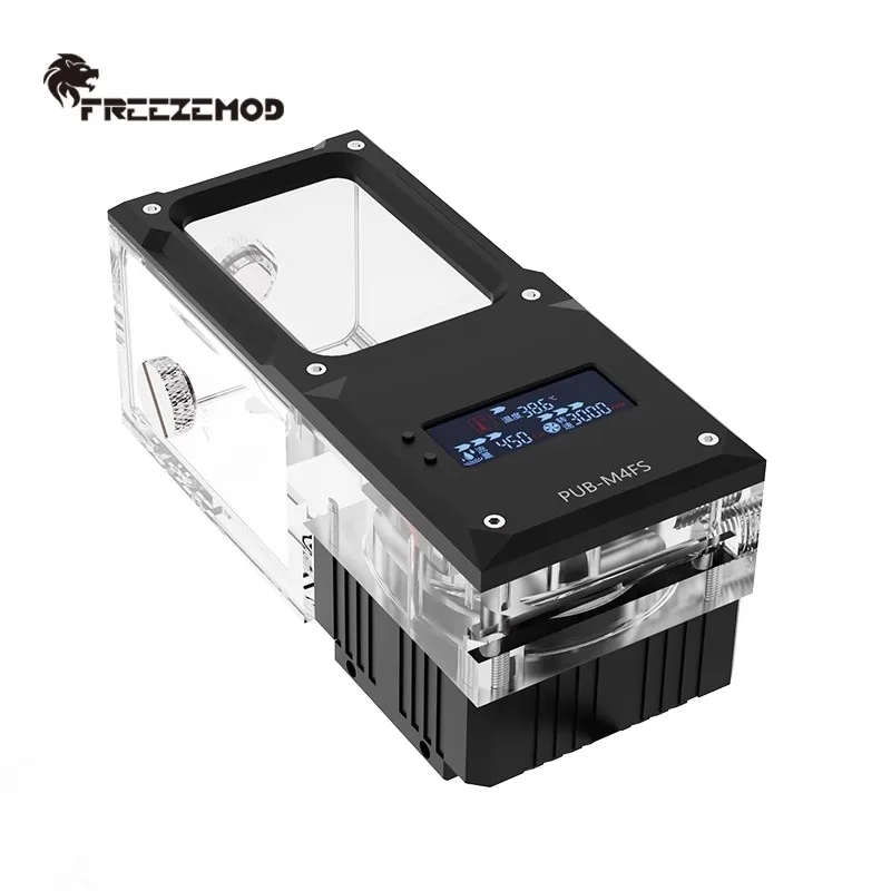 Mini Square AIO Water Pump + Reservoir, Shutdown High Temperature Alarm Silent Metal Panel, PUB-M4FS
Mini Square AIO Water Pump + Reservoir, Shutdown High Temperature Alarm Silent Metal Panel, PUB-M4FS