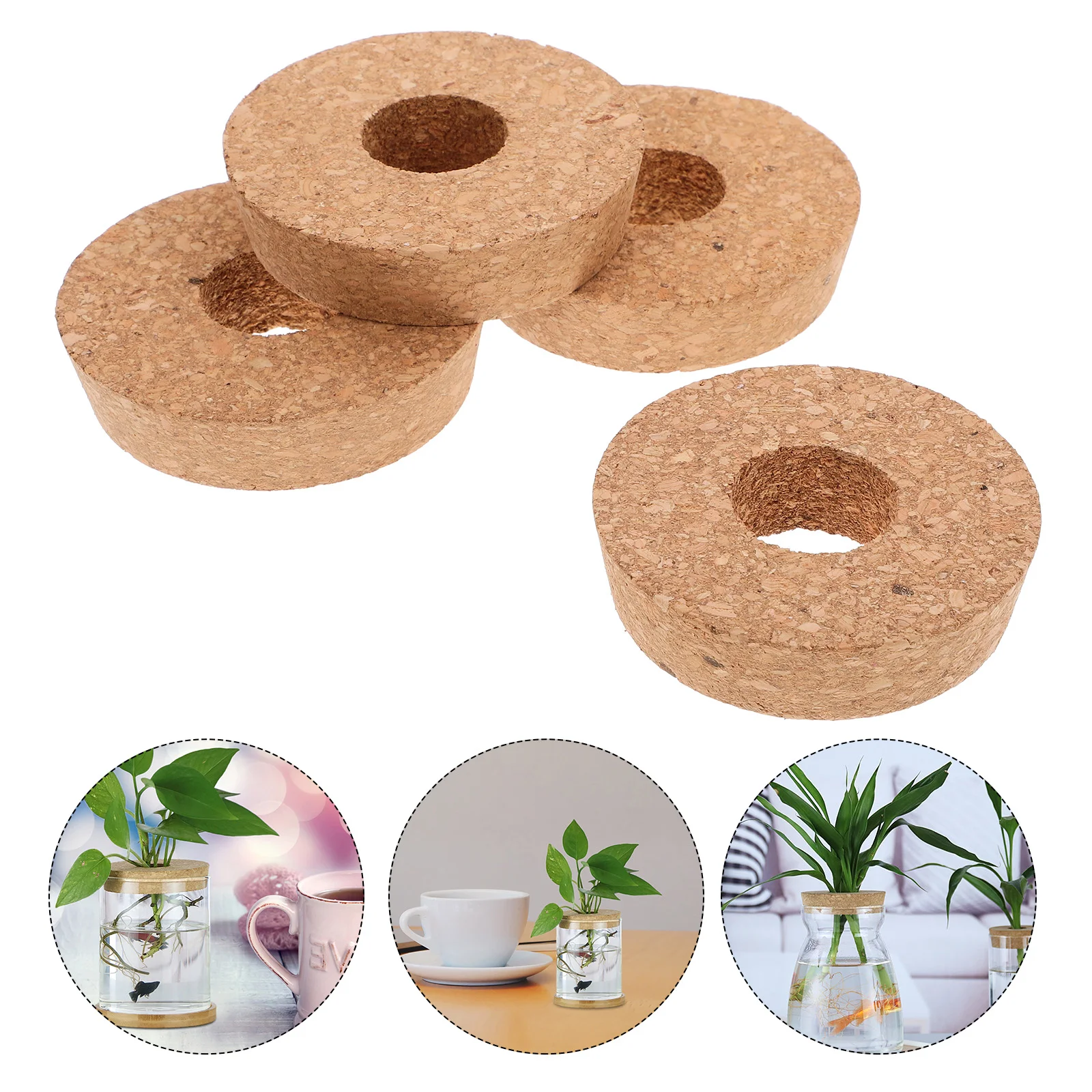 4 Pcs Hydroponic Vase Wood Lids Hollow Cover Planter Supplies Desktop Glass Container Root Display Ventilation Easy Care Elegant
4 Pcs Hydroponic Vase Wood Lids Hollow Cover Planter Supplies Desktop Glass Container Root Display Ventilation Easy Care Elegant