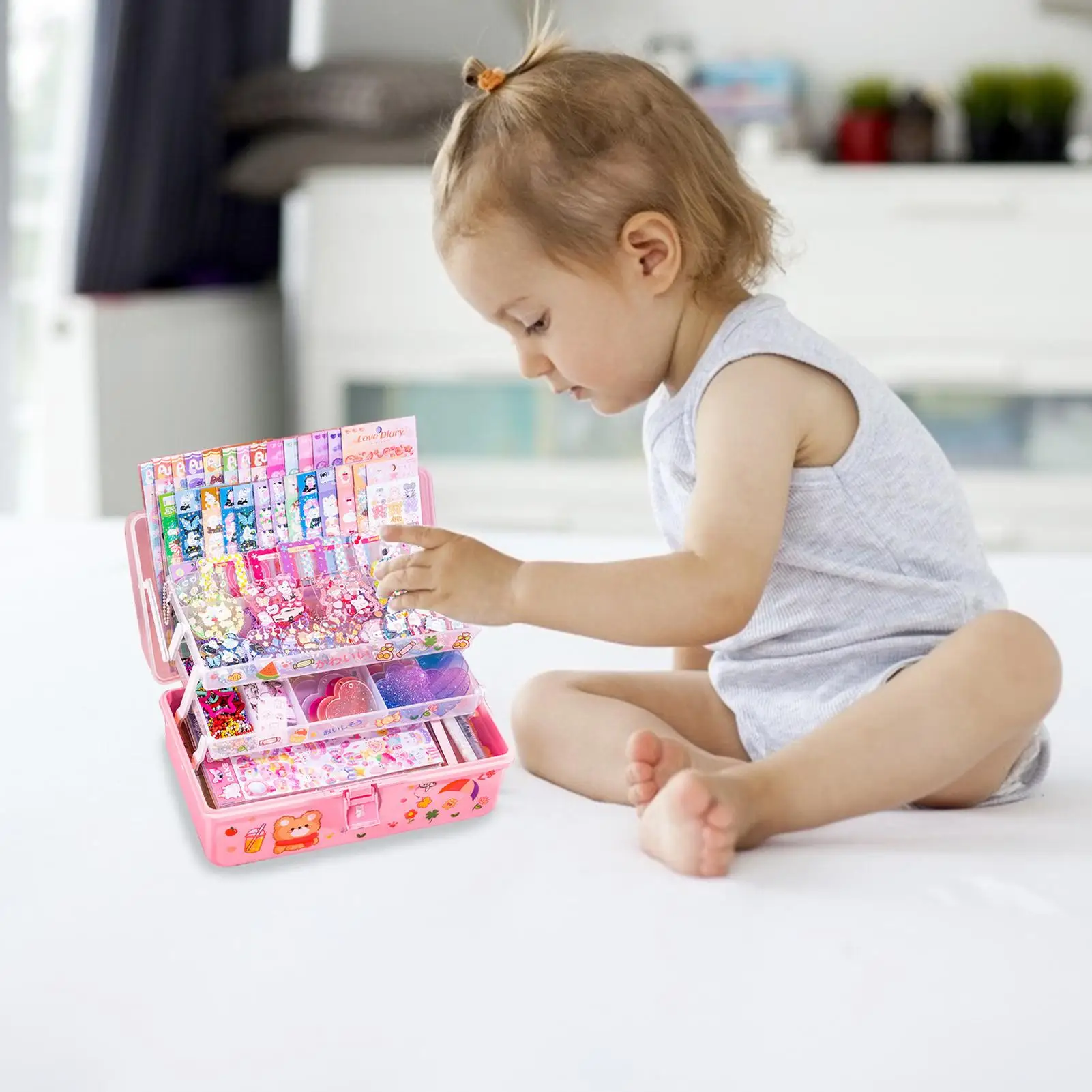 DIY Art And Craft Fun Toy And Art Supply For Kids Girls DIY Scrapbooking Material Hand Account Deco Sticker Set Sticker Making
DIY Art And Craft Fun Toy And Art Supply For Kids Girls DIY Scrapbooking Material Hand Account Deco Sticker Set Sticker Making