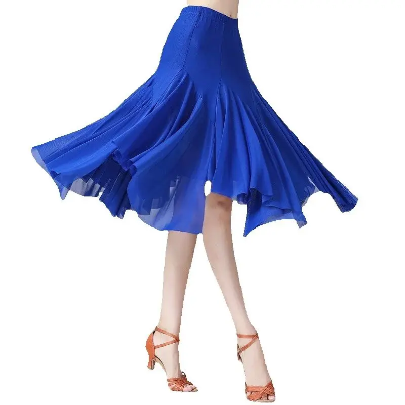 Latin Mesh Dress Dance Practice Dresses Big Swing Skirt Ballroom Dance Square Rustle Skirt Ballroom Dress Standard
Latin Mesh Dress Dance Practice Dresses Big Swing Skirt Ballroom Dance Square Rustle Skirt Ballroom Dress Standard