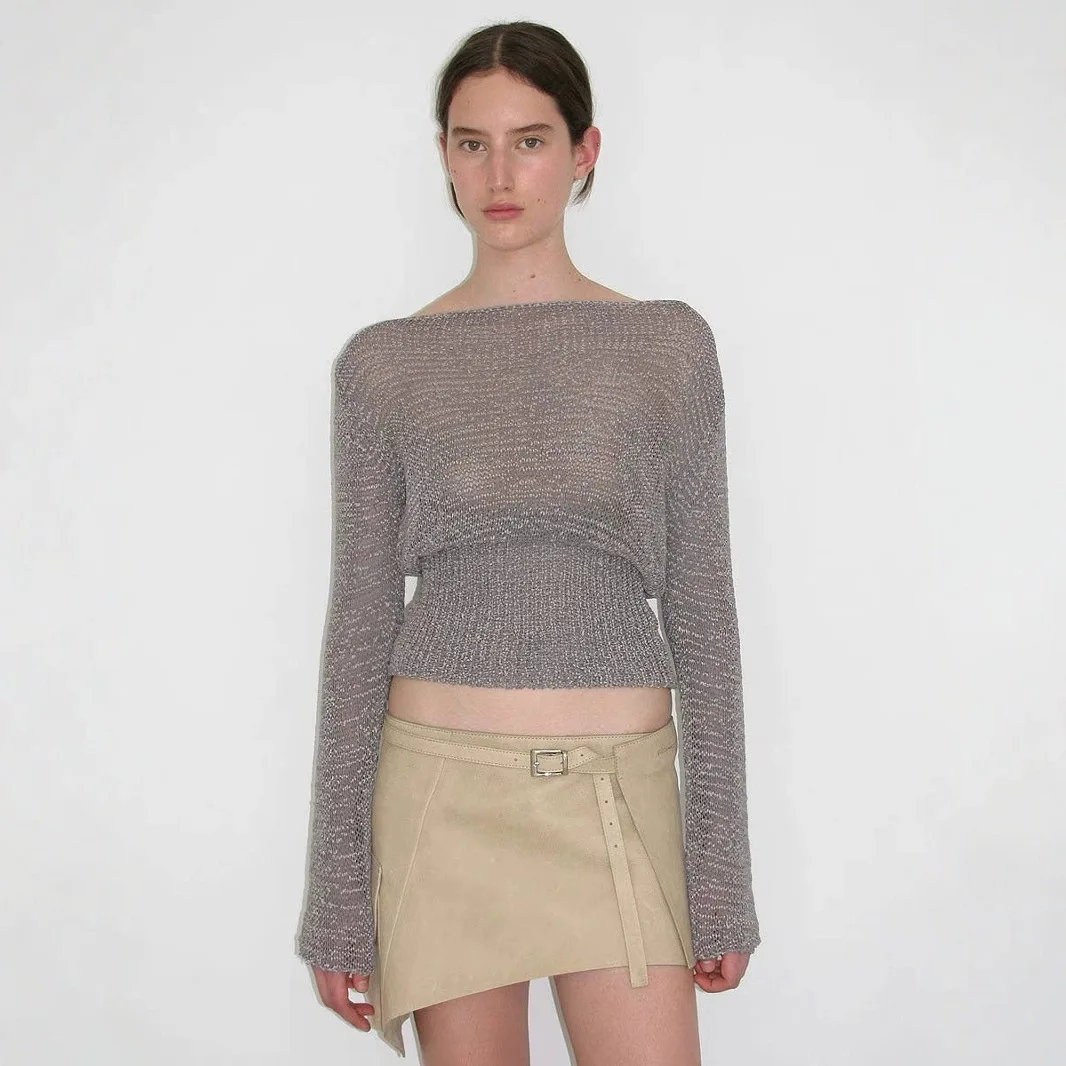 Paloma Wool Loose Hollow out Long Sve One oulder Design Ele Sle Женский трикотаж Осенний сезон Обычный тонкий
Paloma Wool Loose Hollow out Long Sve One oulder Design Ele Sle Женский трикотаж Осенний сезон Обычный тонкий