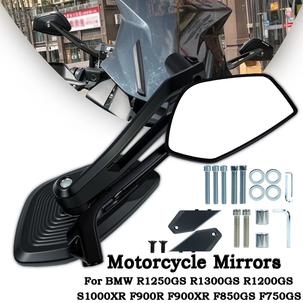 Motorcycle Mirrors For BMW R1250GS R1300GS R1200GS ADV S1000XR F900R/XR F850GS F750GS Adventure Motorcycle Side Rear View Mirror
Motorcycle Mirrors For BMW R1250GS R1300GS R1200GS ADV S1000XR F900R/XR F850GS F750GS Adventure Motorcycle Side Rear View Mirror